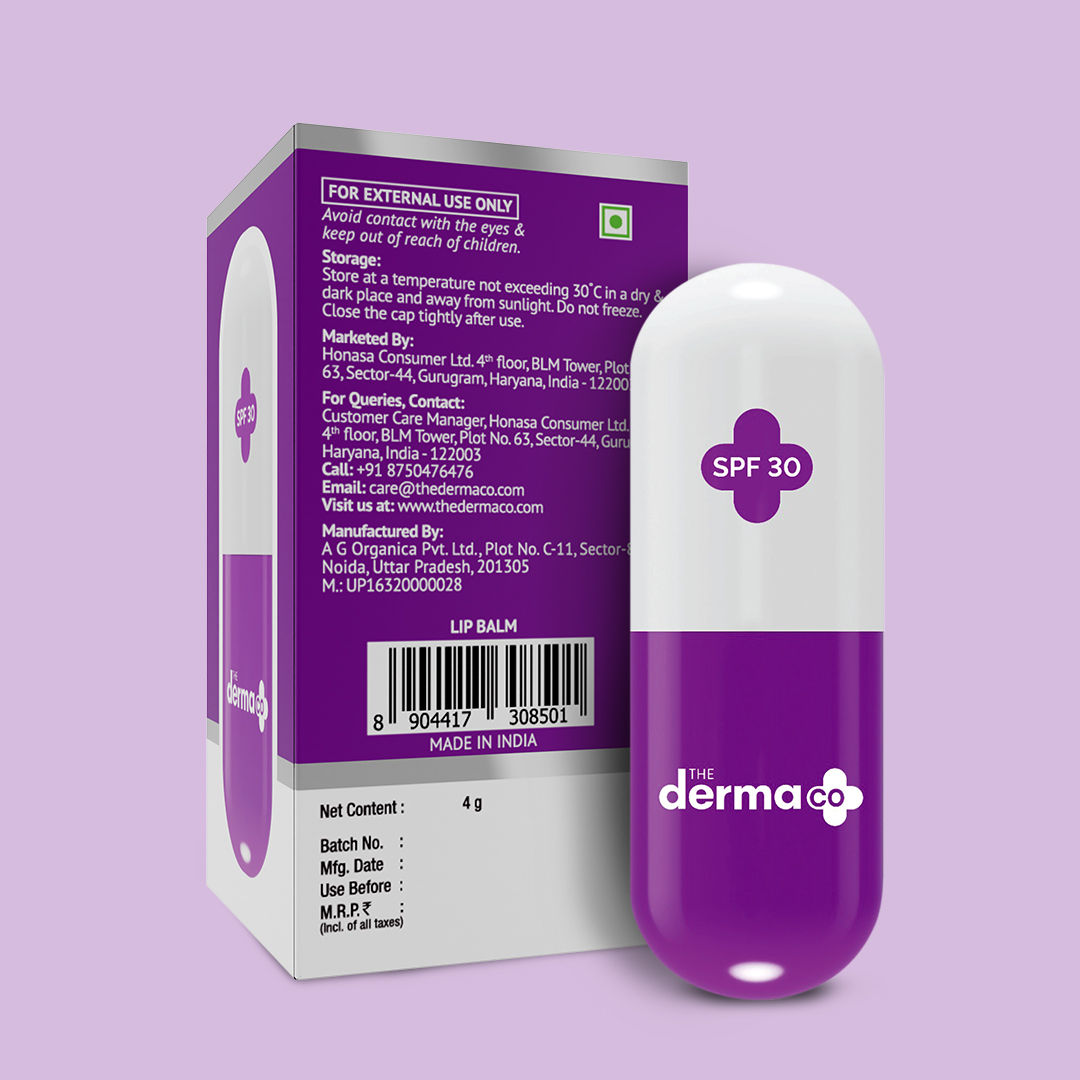 The Derma co. 1% Kojic Acid Lip Balm With Alpha Arbutin & Hyaluronic Acid