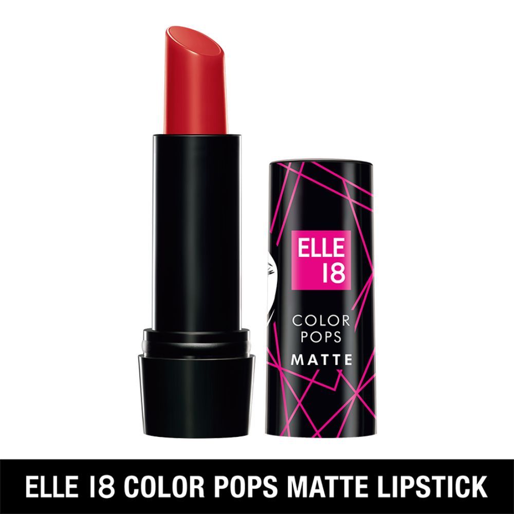 Elle 18 Color Pop Matte Lip Color, R37, Maroon Silk, 4.3 g(Lipstick)
