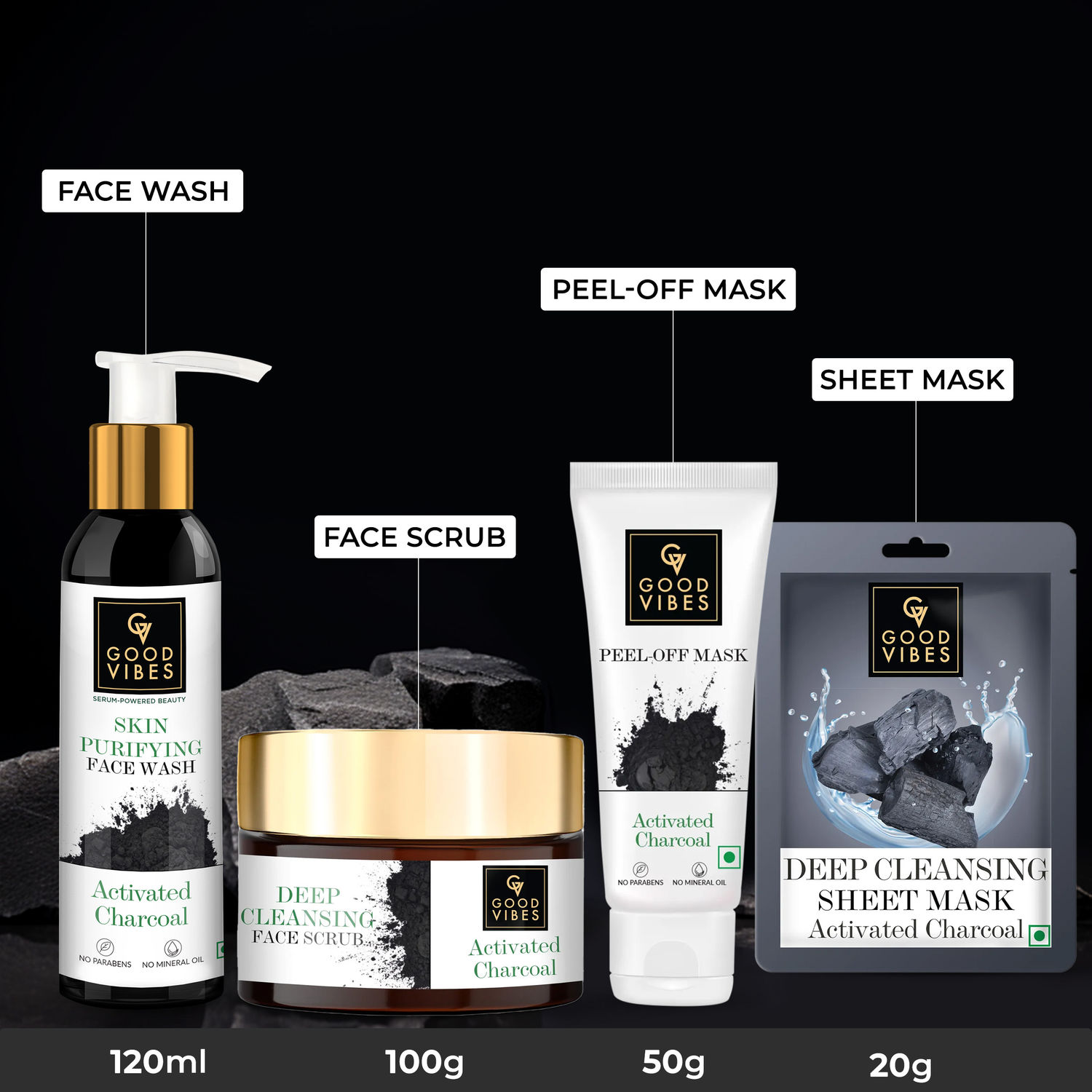 Good Vibes Charcoal Range