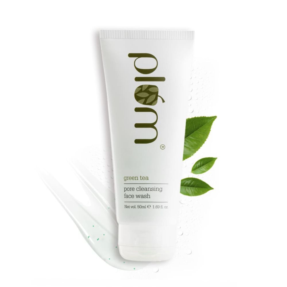 Plum Green Tea Pore Cleansing Face Wash Fights Pimples & Removes