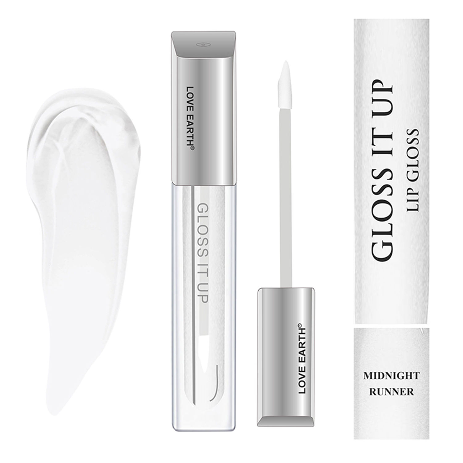 Love Earth Liquid Lip Gloss Midnight Runner For Soft & Dewy Lips