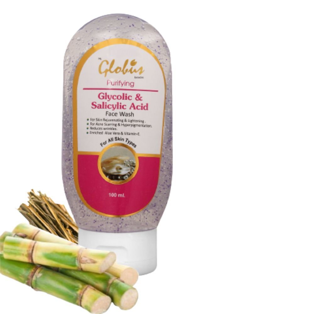 Globus PimpleClear Face Wash With Glycolic & Salicylic Acid (100 ml)