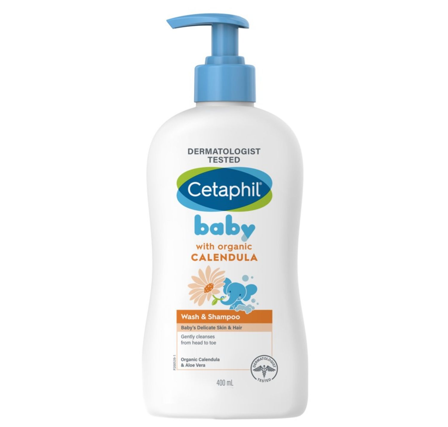 Buy Cetaphil Baby Wash & Shampoo With Organic Calendula (400 ml) - Purplle