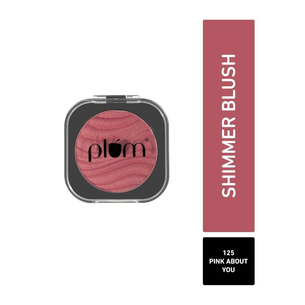 Plum CheekABoo Shimmer Blush Highly Pigmented Effortless Blending