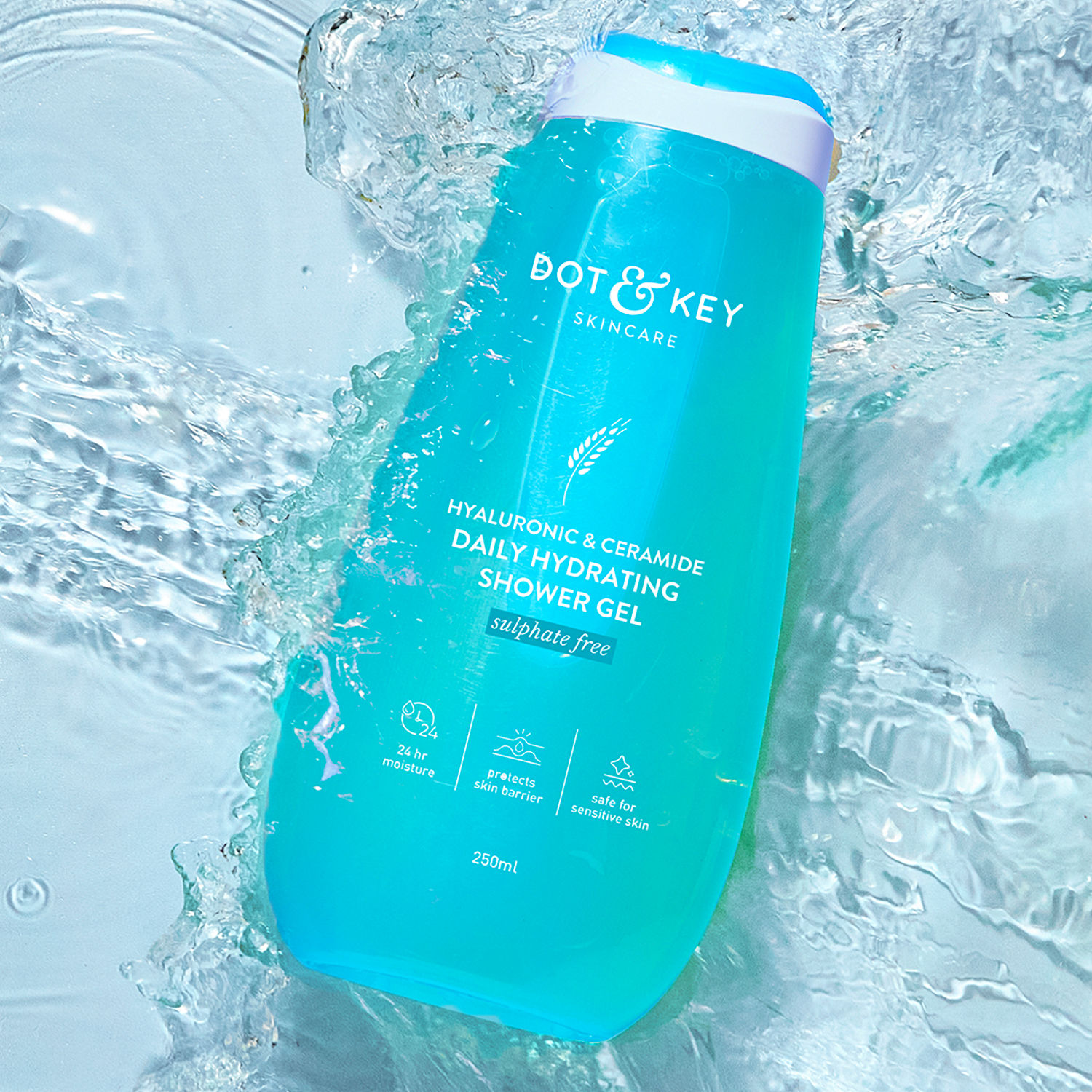 Dot & Key Hyaluronic & Ceramides Daily Hydrating Shower Gel (250 ml)