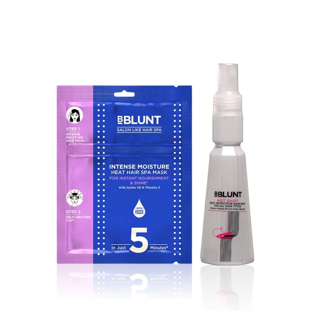 BBLUNT Hot Shot Heat Protection Mist with Grapeseed Oil & Provitamin B5