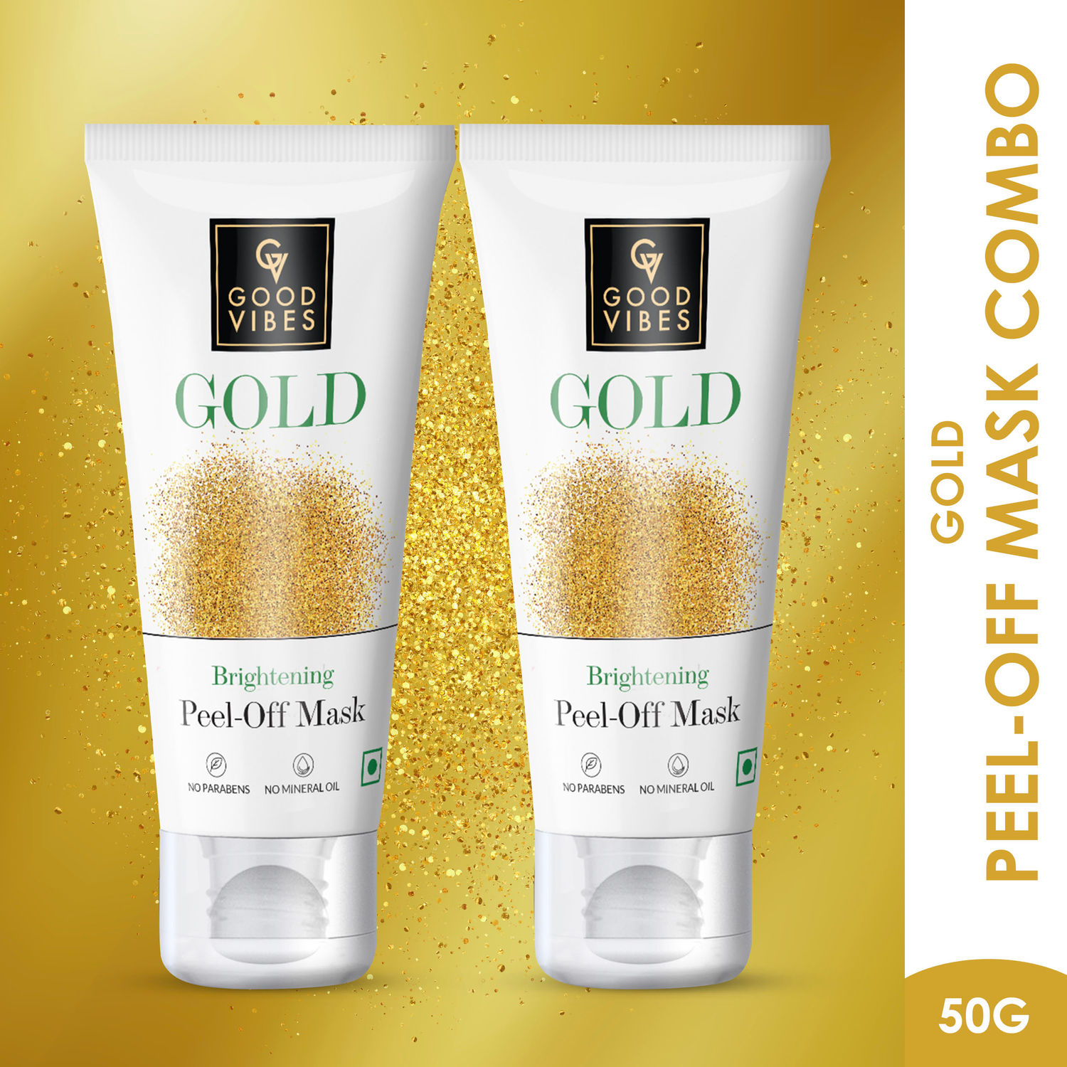 good vibes gold brightening peel off mask