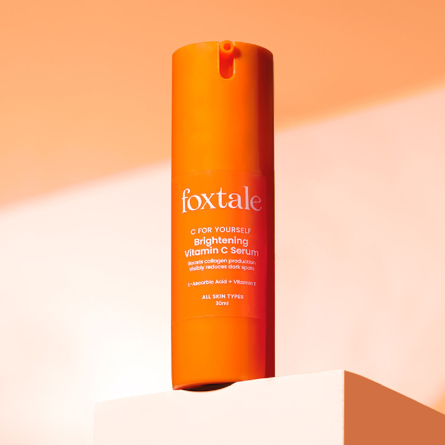 Foxtale Vitamin C Face Serum with 15% L-Ascorbic Acid and 1% Vitamin E ...