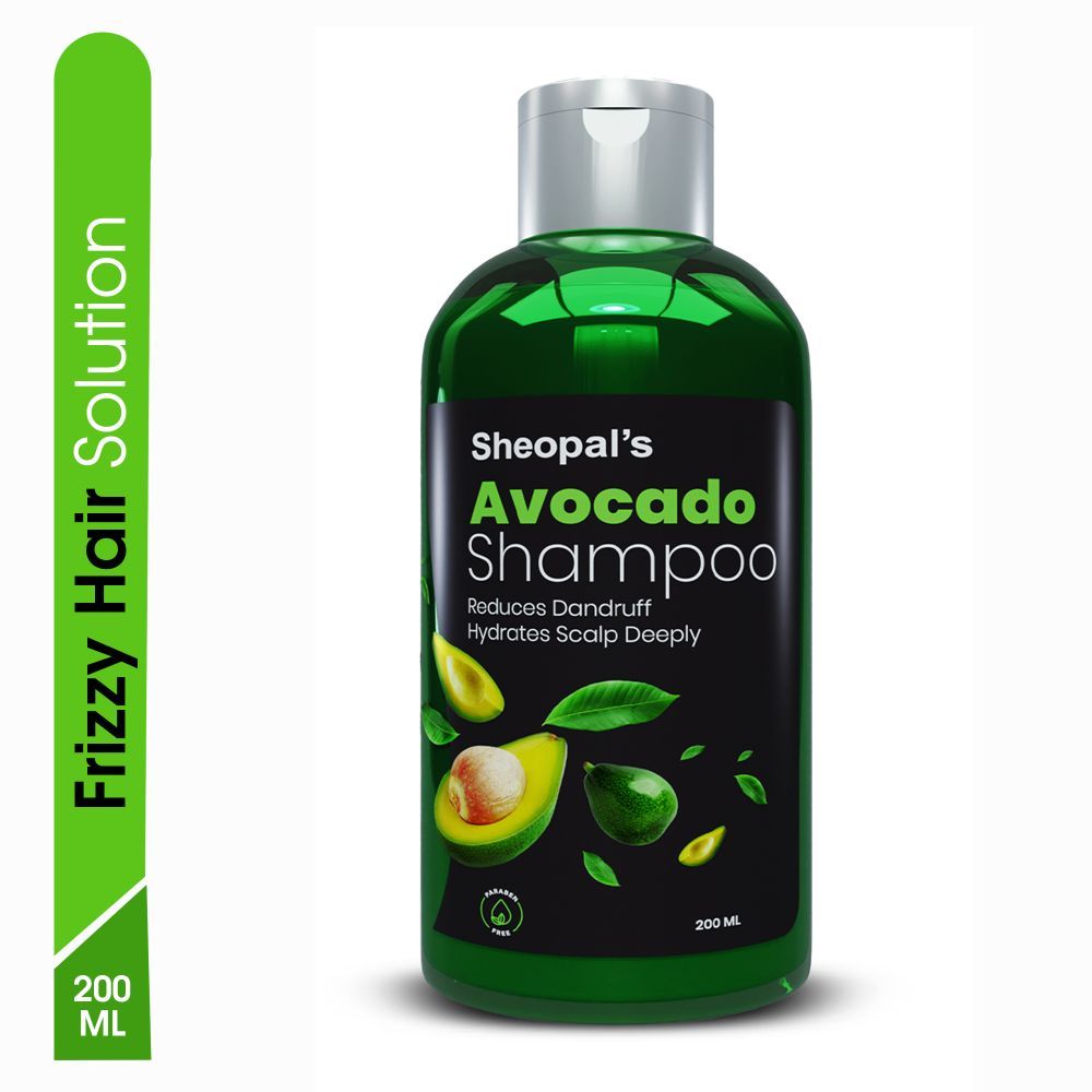 Sheopal's Avocado Shampoo For Moisturize Hair,Prevents Breakage, Cure