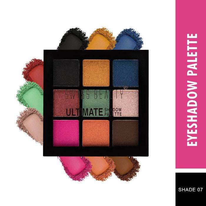 Buy Swiss Beauty Ultimate Eyeshadow Palette Kit 7(9 g) Online Purplle