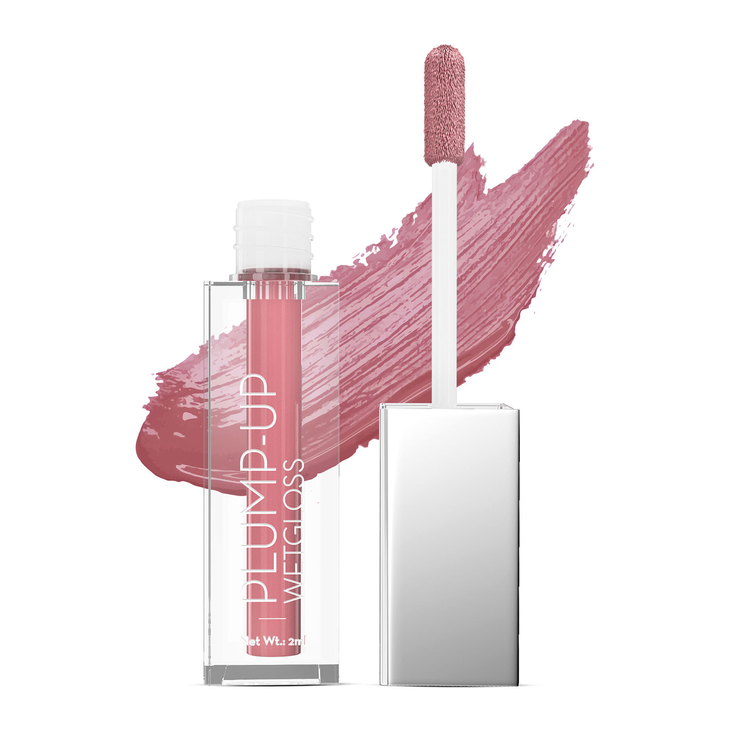 Swiss Beauty PlumpUp Wet Lip Gloss for Glossy and Fuller Lips 5Mauve