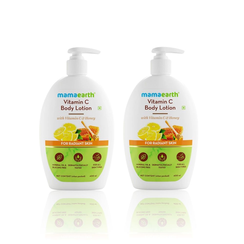 Mamaearth Vitamin C Body Lotion with Vitamin C & Honey for Radiant Skin