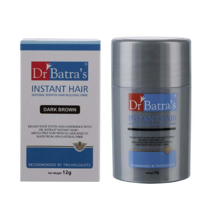 Buy Dr.Batra`s Instant Hair Natural keratin Hair Building Fibre Dark