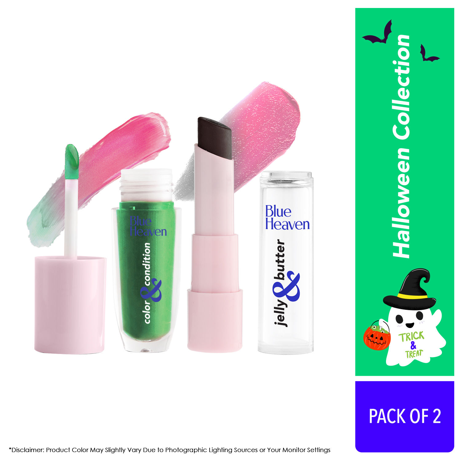 Blue Heaven Halloween Collection Lip Combo | pH Based Lip Oil &amp; Lip ...