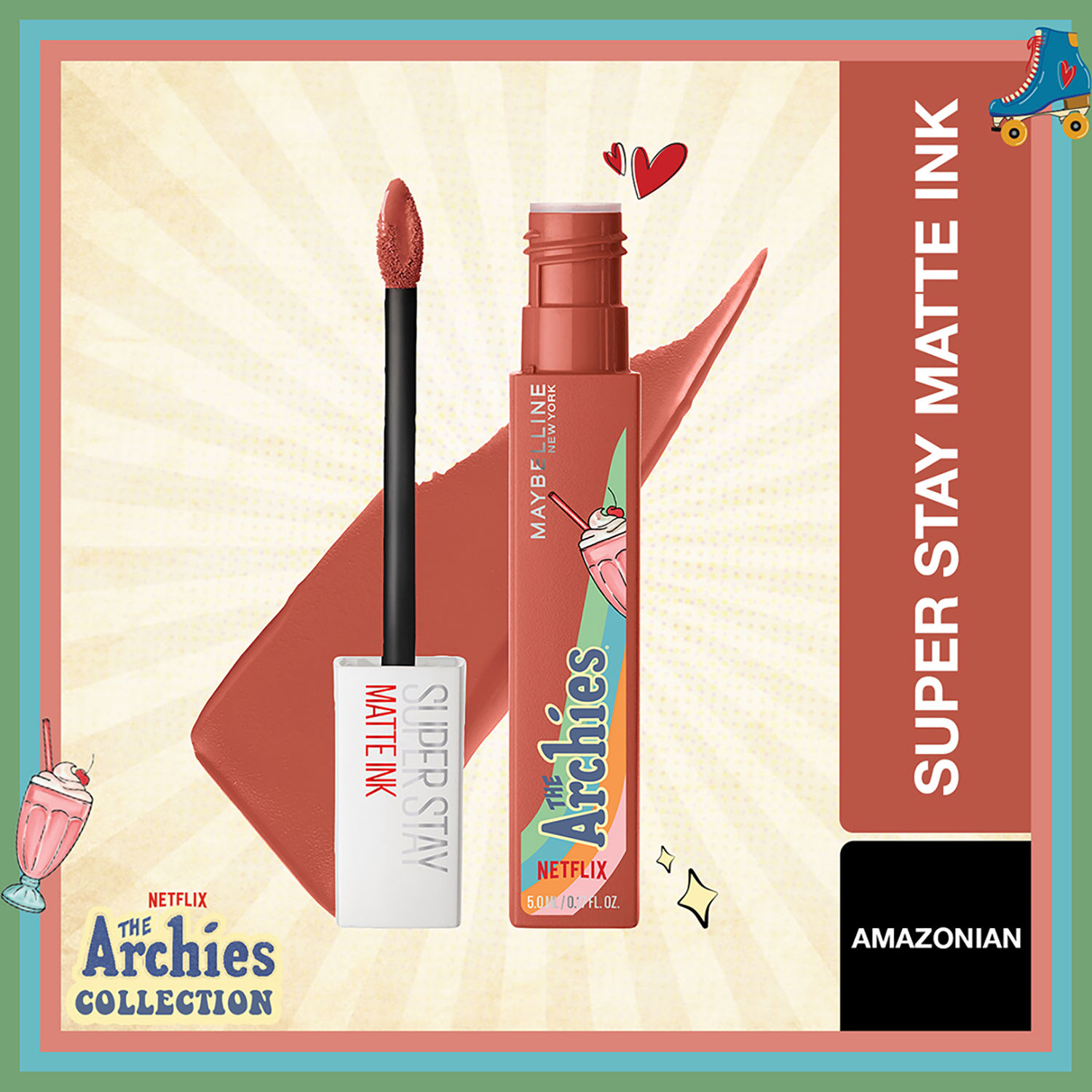 Maybelline NY SuperStay Matte Ink Lipstick, The Archies Collection ...