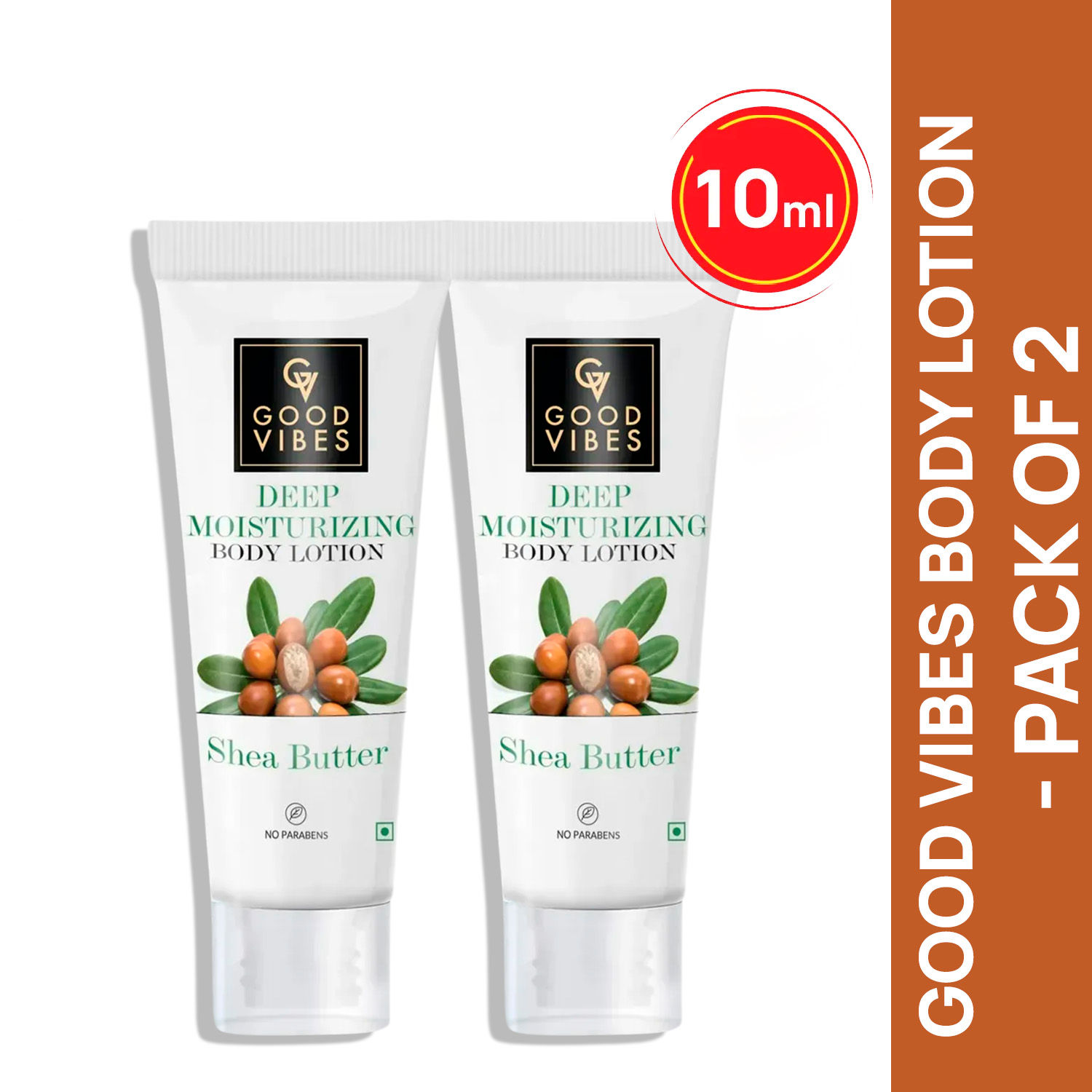 Good Vibes Shea Butter Deep Moisturizing Body Lotion (10 ml)
