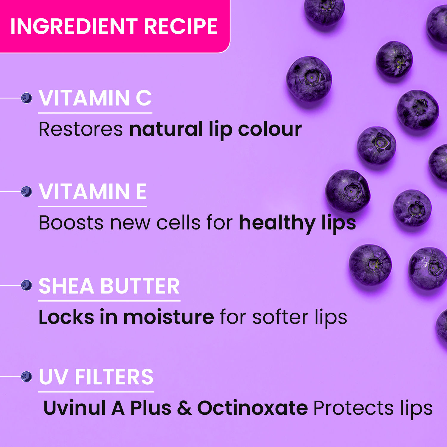Dot & Key Glitter Bomb SPF 30 Lip Balm for Smooth Soft Lips with Vitamin C+E,  Tinted Lip Balm for Women, 12g