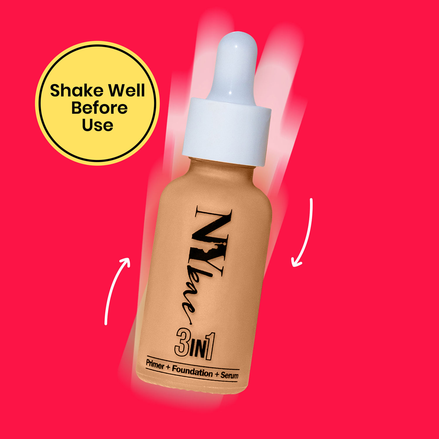 NY Bae 3 in 1 Primer + Foundation + Serum - Warm Cashew 03 (30 ml)
