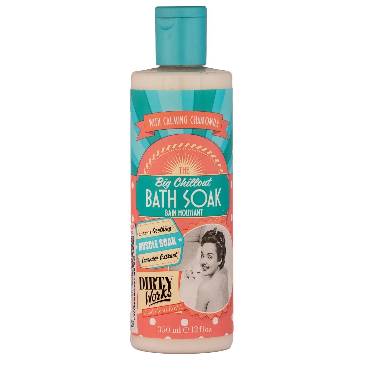 Dirty Works The Big Chillout Bath soak with Calming Chamomile 350ml