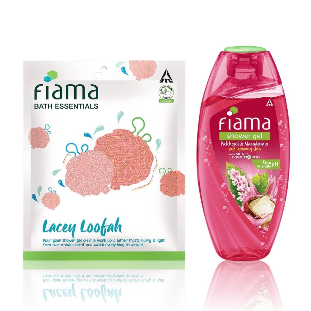 Fiama Shower Gel Patchouli & Macadamia(250ml) + Fiama Bath Essential