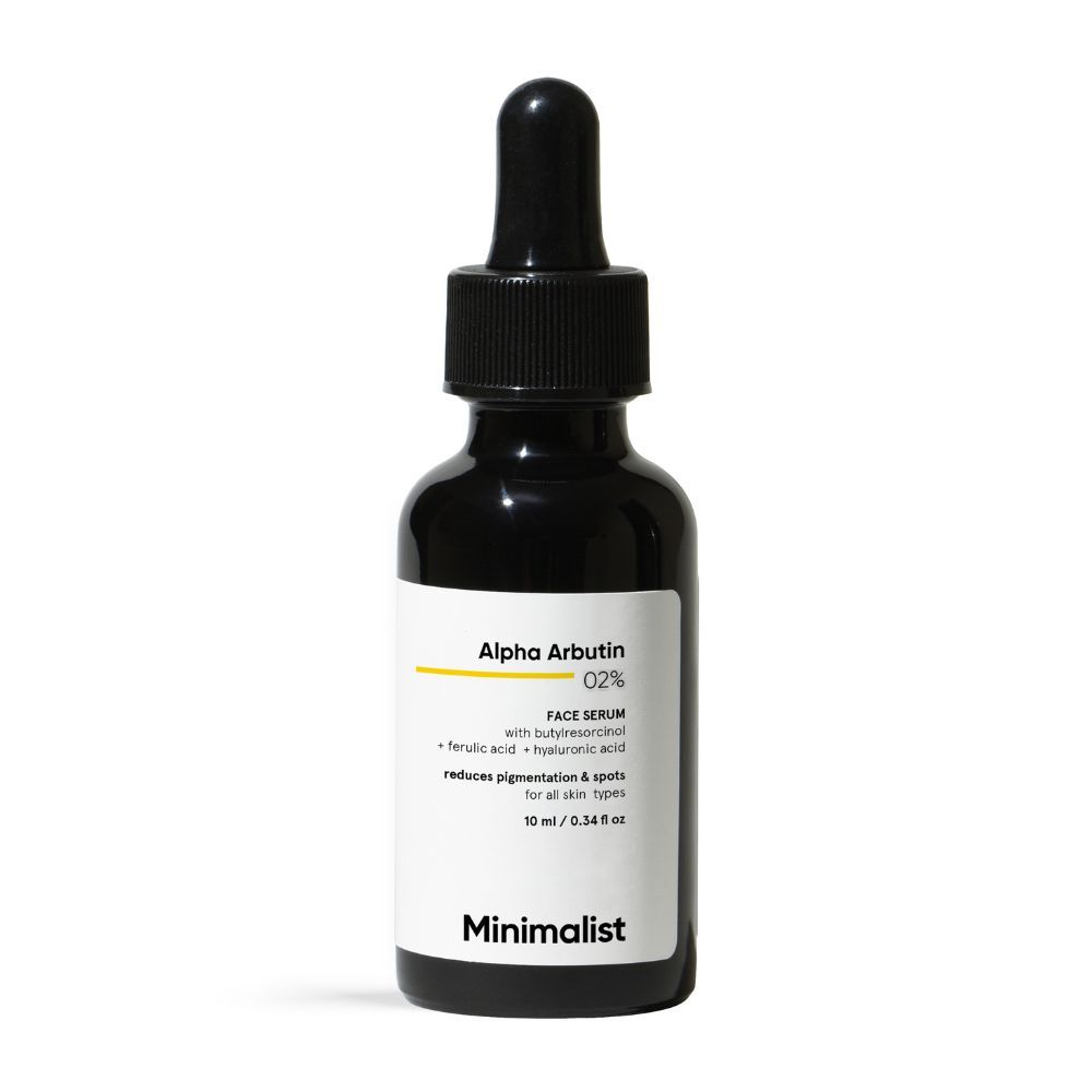 Minimalist Alpha Arbutin Face Serum with Hyaluronic Acid 2 to Remove