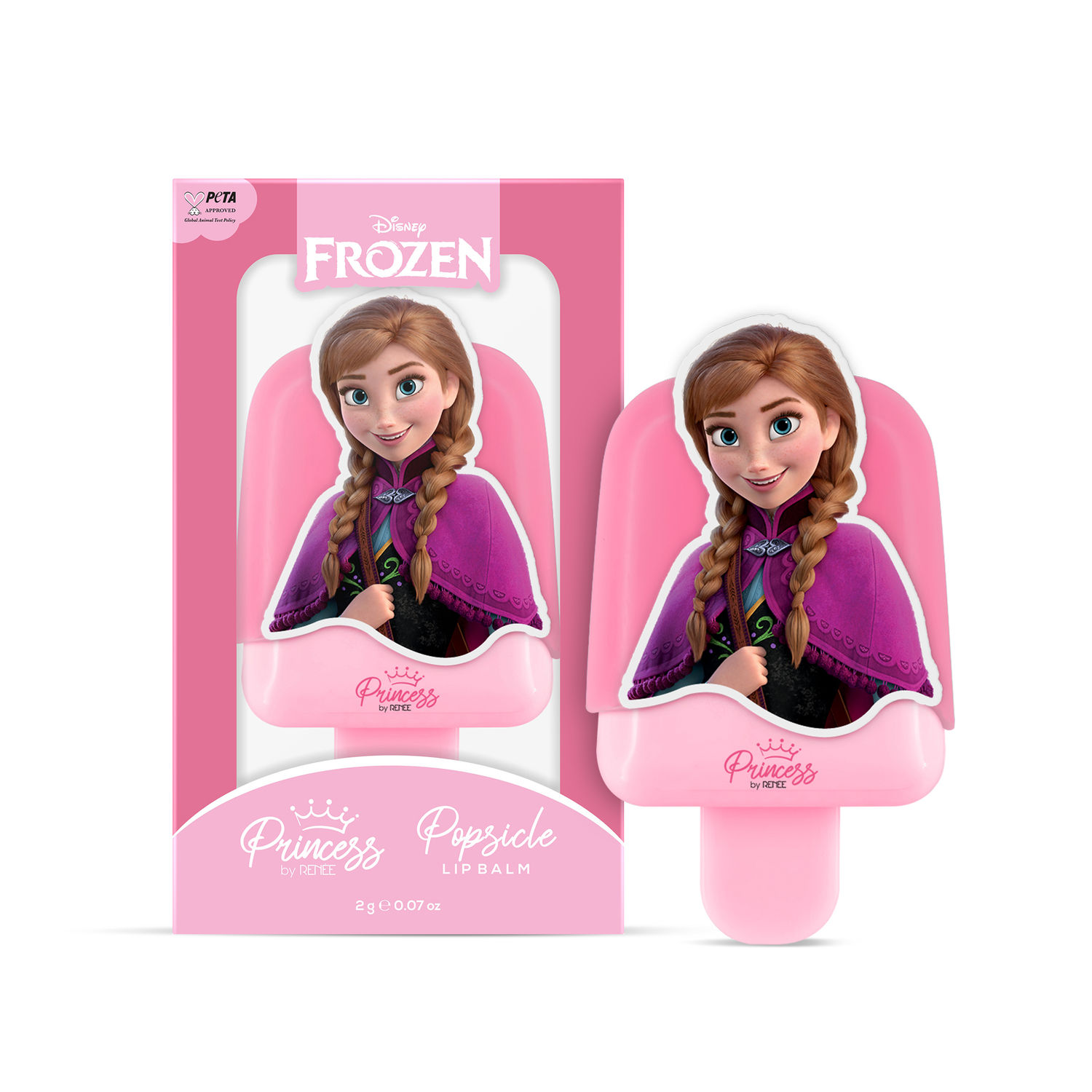 Disney Frozen Princess By Renee Popsicle Anna Lip Balm, 2 Gm