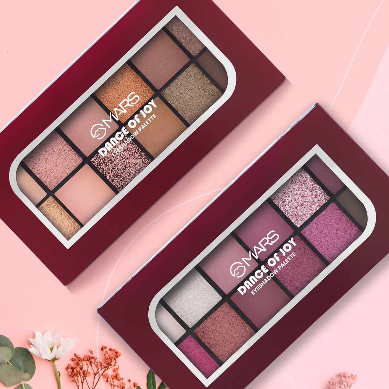 MARS Dance of Joy Eyeshadow Palette Combo Pack of 2