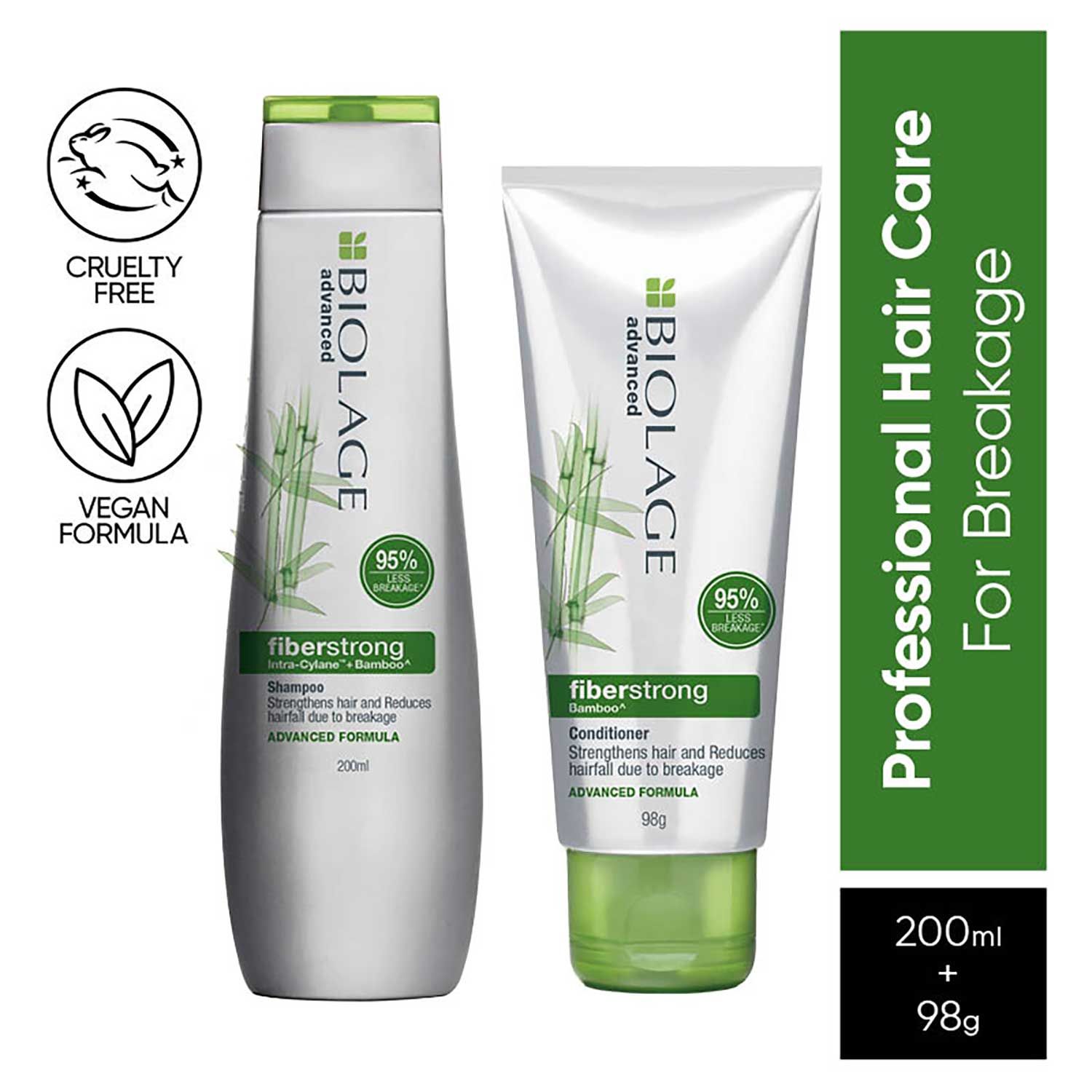 BIOLAGE Advanced Fiberstrong Shampoo 200ml Paraben free Reinforces