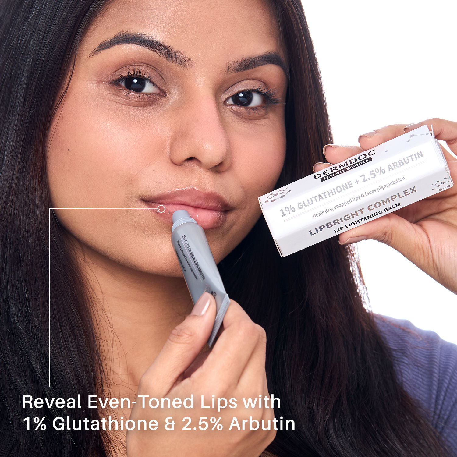 DERMDOC LipBright Treatment 1% Glutathione + 2.5% Arbutin Lip Lightening Balm (10 ml) DERMDOC LipBright Treatment 1% Glutathione + 2.5% Arbutin Lip Lightening Balm (10 ml)