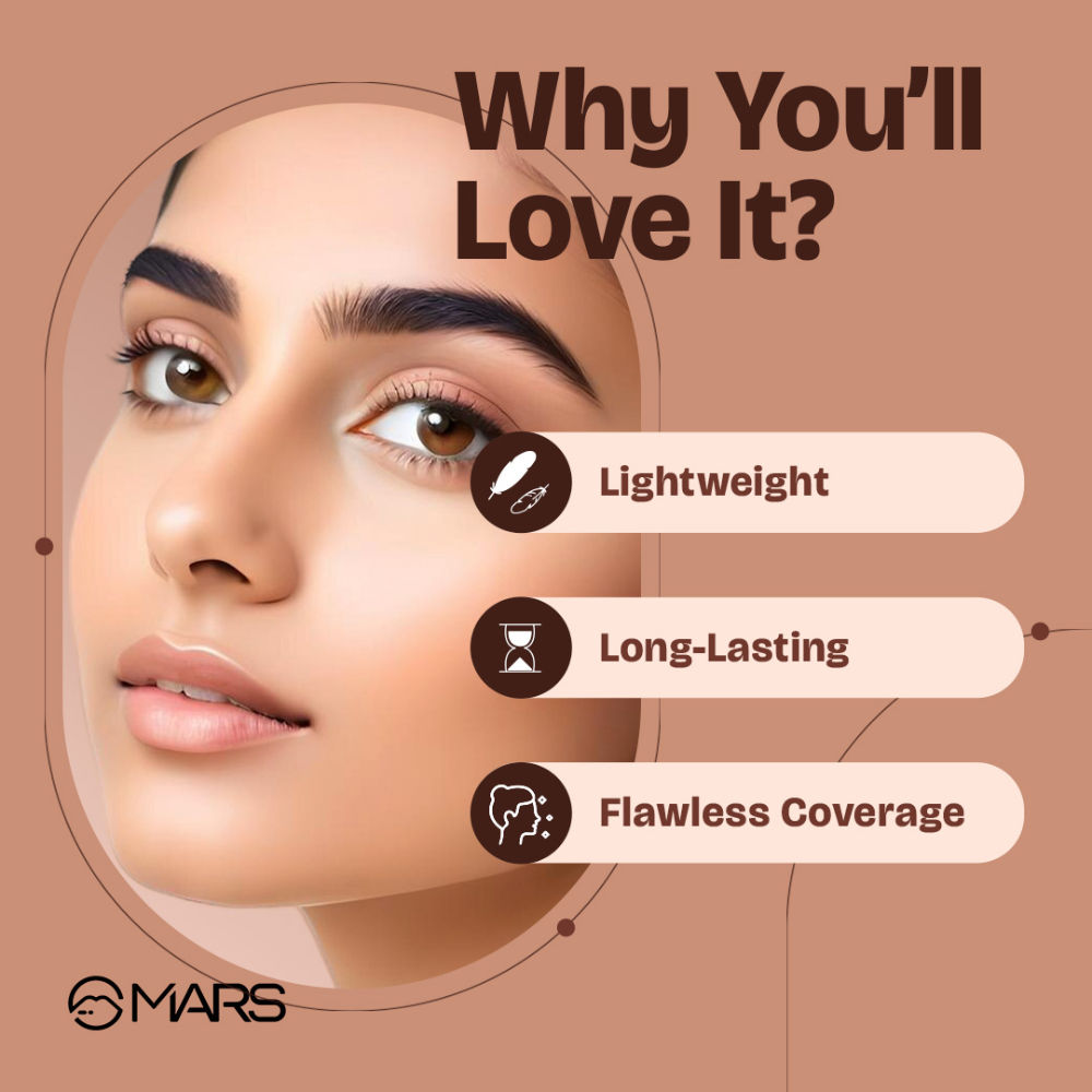 Buy MARS Cancel Concealer for Face Makeup with Radiant Natural Finish | 08-Espresso Elegance | 6 ml | Lightweight | Medium to High Coverage | Long-Lasting & Multi-Purpose | Crease Resistant - Purplle