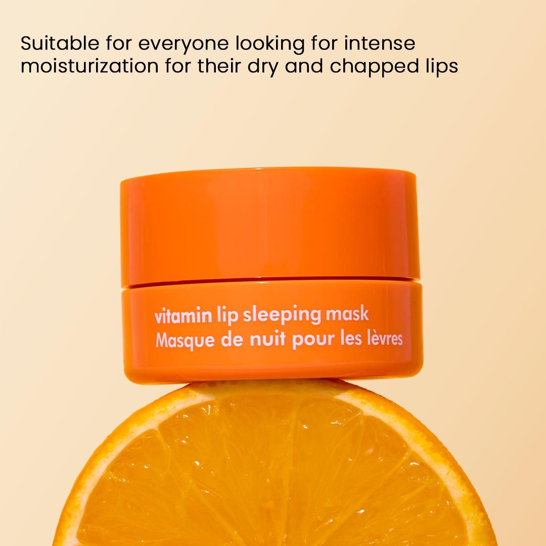 The Face Shop Vitamin C Lip Sleeping Mask, for Glossy, Hydrated & Moisturized Lips, for AM & PM Use(14g) The Face Shop Vitamin C Lip Sleeping Mask, for Glossy, Hydrated & Moisturized Lips, for AM & PM Use(14g)