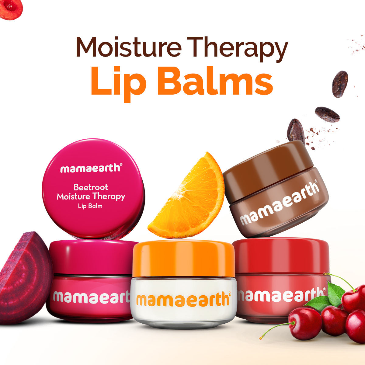 mamaearth vitamin c lip balm Moisture Therapy SPF 50 for Dry & Chapped Lips 15 gm infused with rich Shea Butter Vitamin C Moisture Therapy Lip