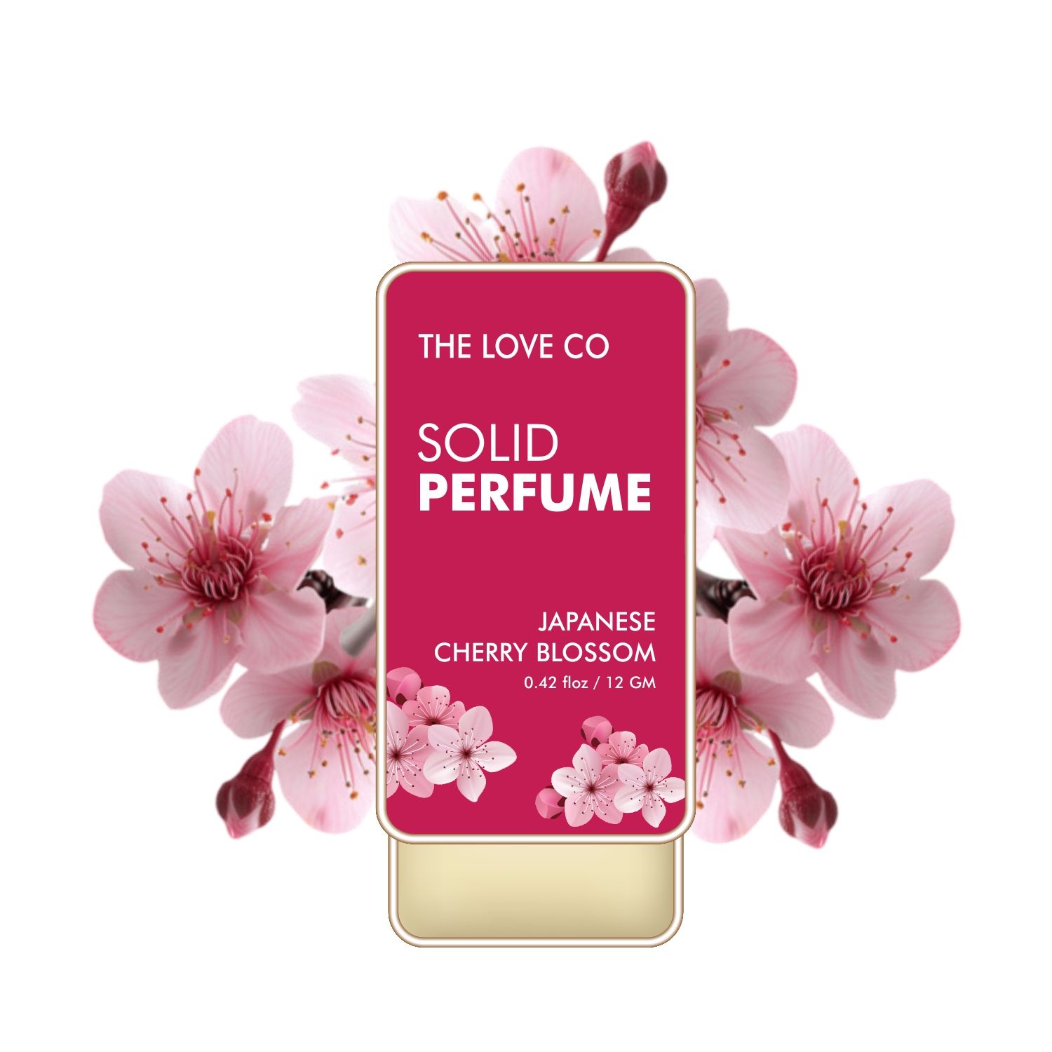 Japanese Cherry Blossom Solid Perfume - 12 gm