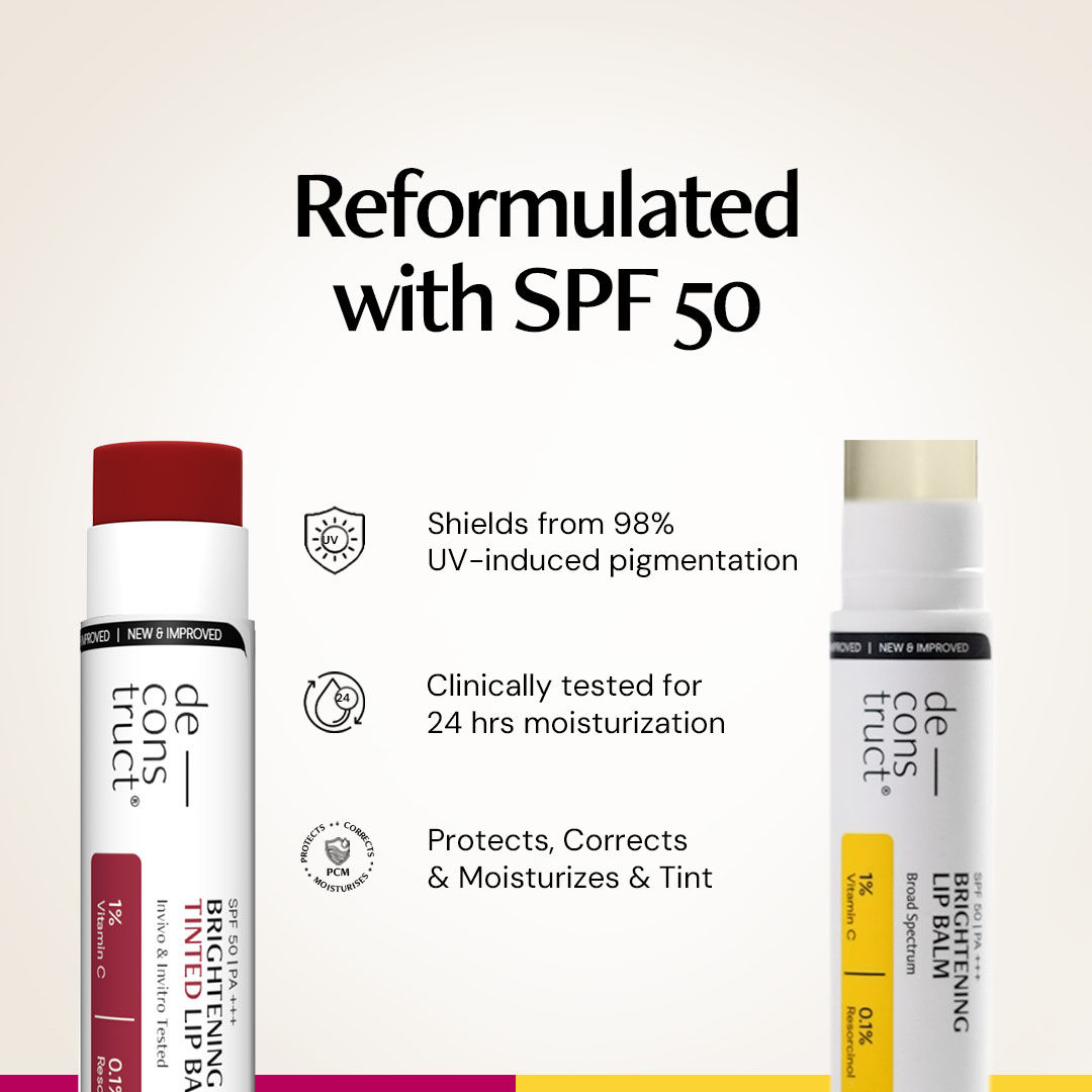 deconstruct vitamin c lip balm Brightening With SPF Combo Deconstruct Brightening Lip Balm with