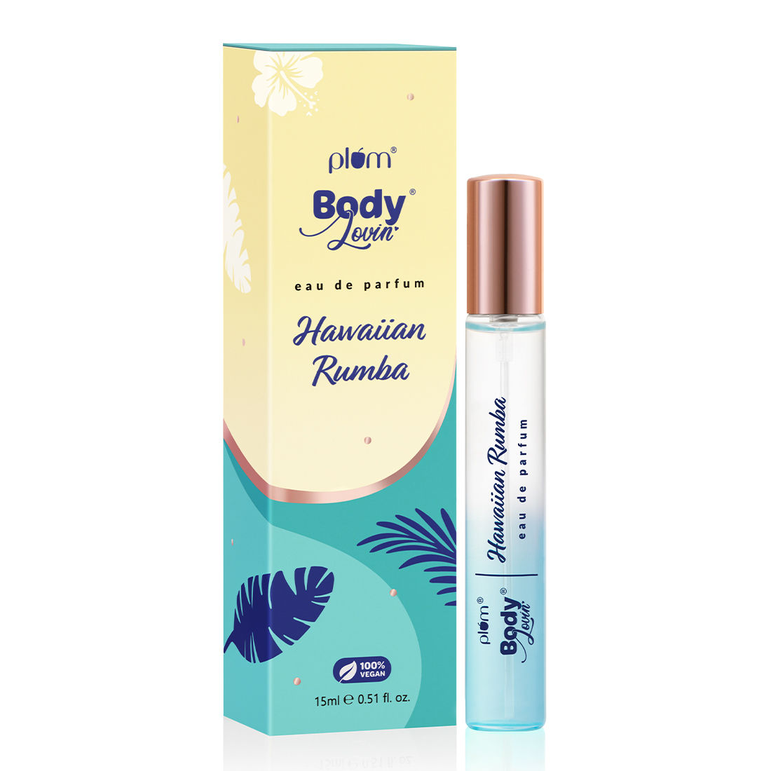 BodyLovin' Hawaiian Rumba Long Lasting & Premium Beachy Fragrance For Women & Men Mandarin, Gardenia & Vanilla Notes High On Fun
