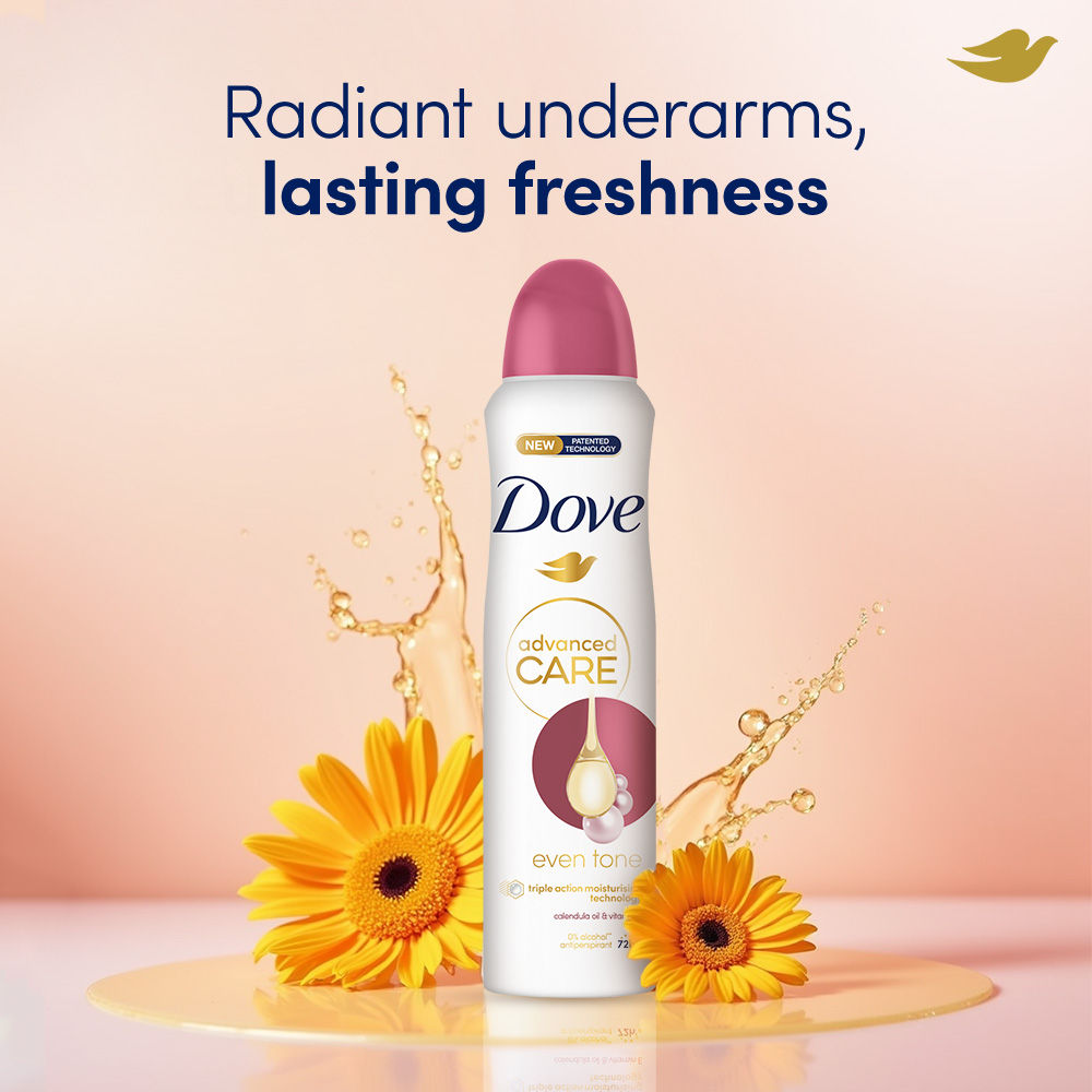 Dove Advanced Care Even Tone Deodorant Spray with Calendula and