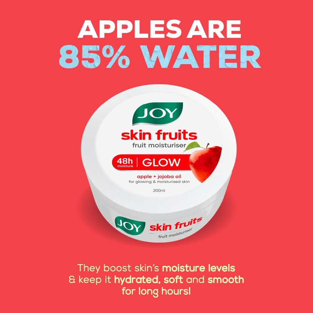 Skin Fruits Moisturizing Skin Cream With Apple, Jojoba & Almond Oil (200 Ml)