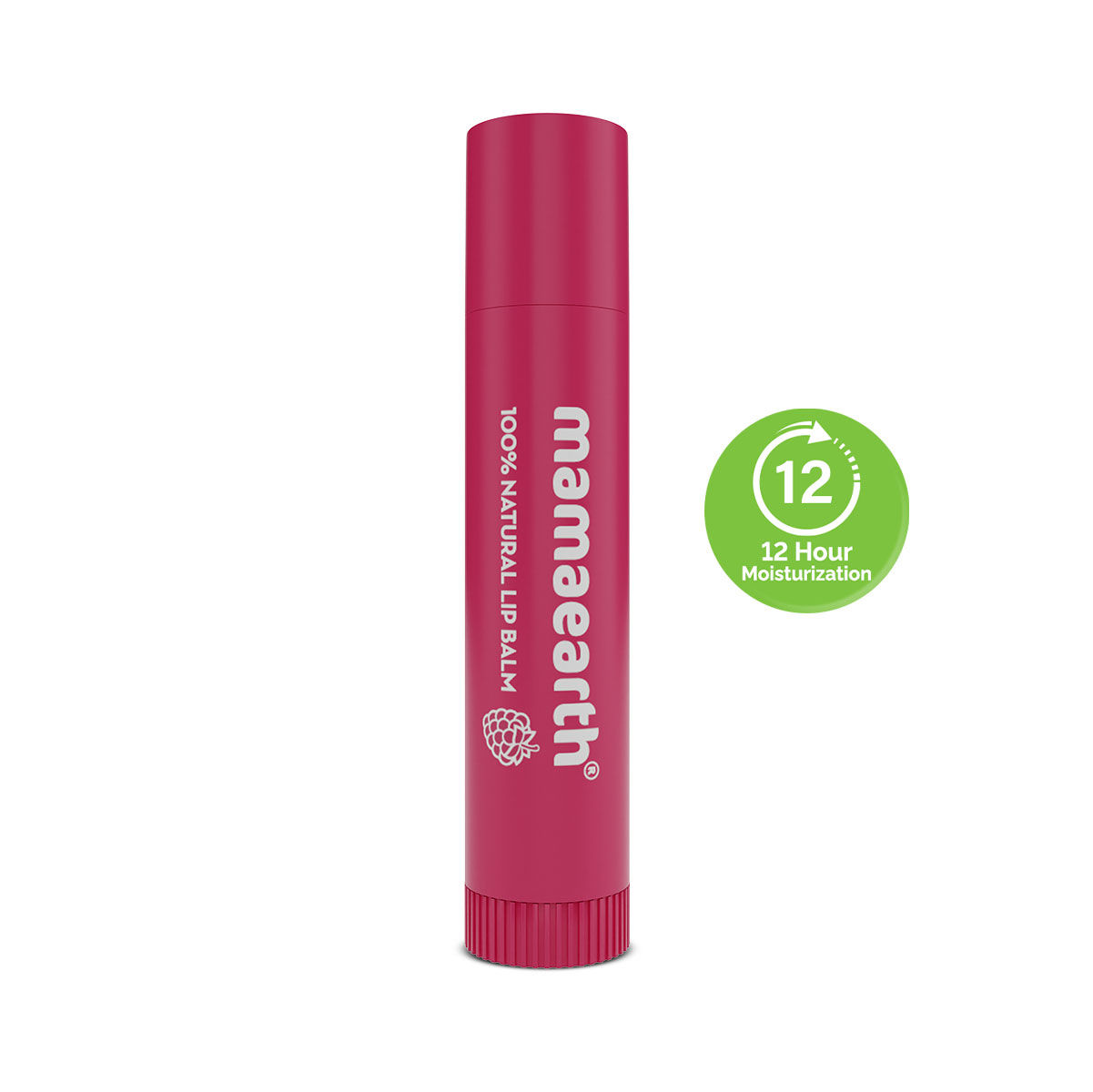 Mamaearth Nourishing Tinted 100% Natural Lip Balm with Vitamin E and Raspberry