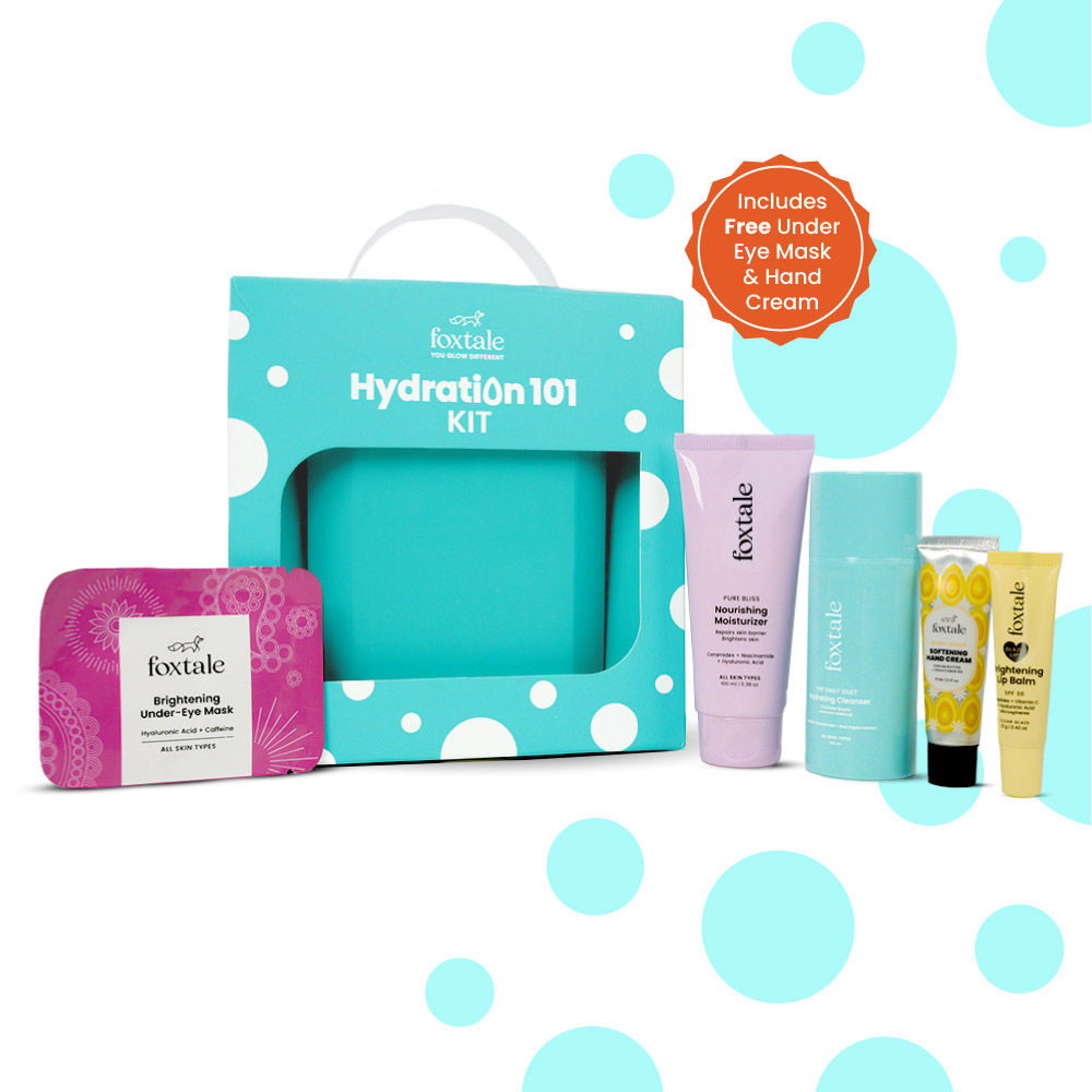 Foxtale Hydration 101 Kit – Deep Hydration & Glow for Skin, Lips