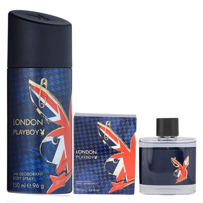 Buy Playboy London EDT 100 ml + Free Playboy London for men Deodorant