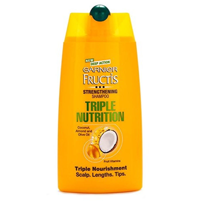 Buy Garnier Fructis Triple Nutrition Shampoo (80 ml) Find Offers