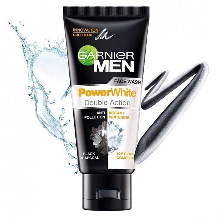 Buy Garnier Men Turbo Bright Double Action Face Wash, Deep Cleansing Anti Pollution Face Wash