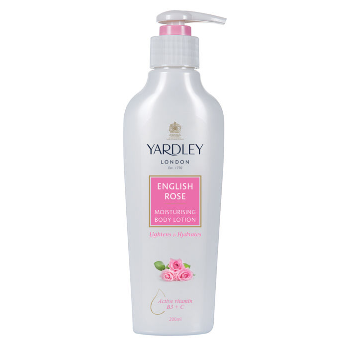 Yardley Body Lotion English Rose (200 ml) + Yardley Morning Dew Moisturising Body Lotion (50vml