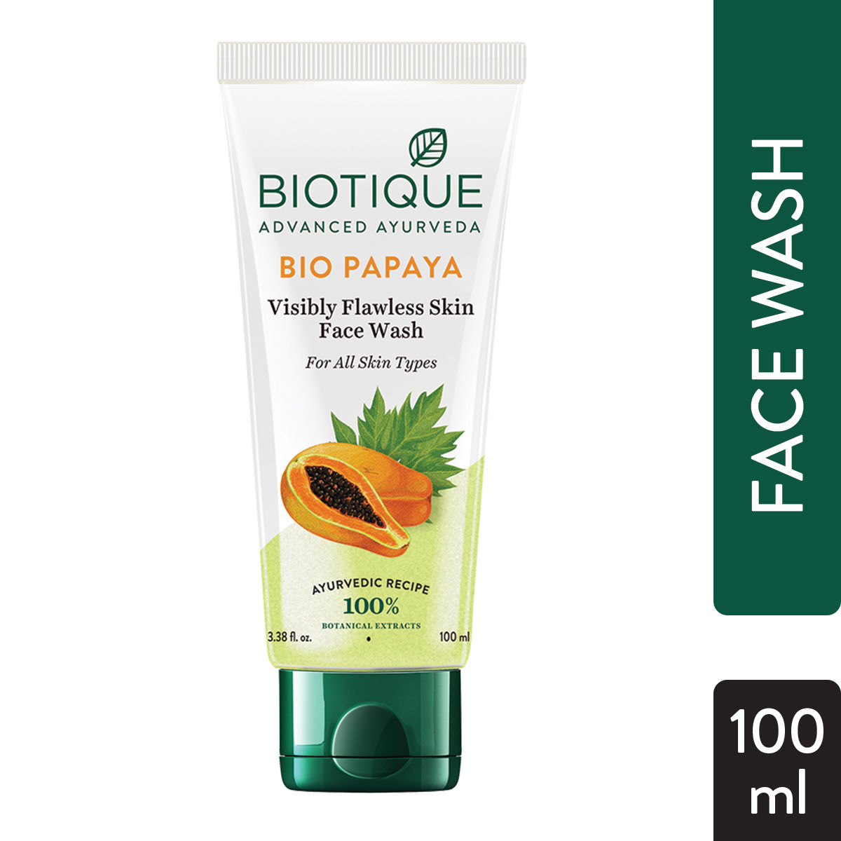 Buy Biotique Bio Papaya Visibly Flawless Skin Face Wash (100 ml) - Purplle