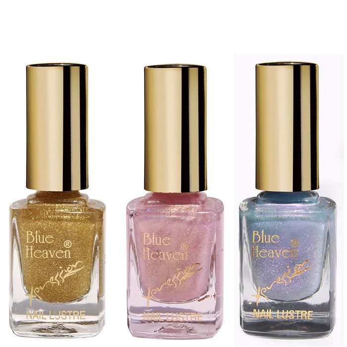 Blue Heaven Combo Of 3 Xpression Nail Paint (996, 994 & 999) (9 ml + 9