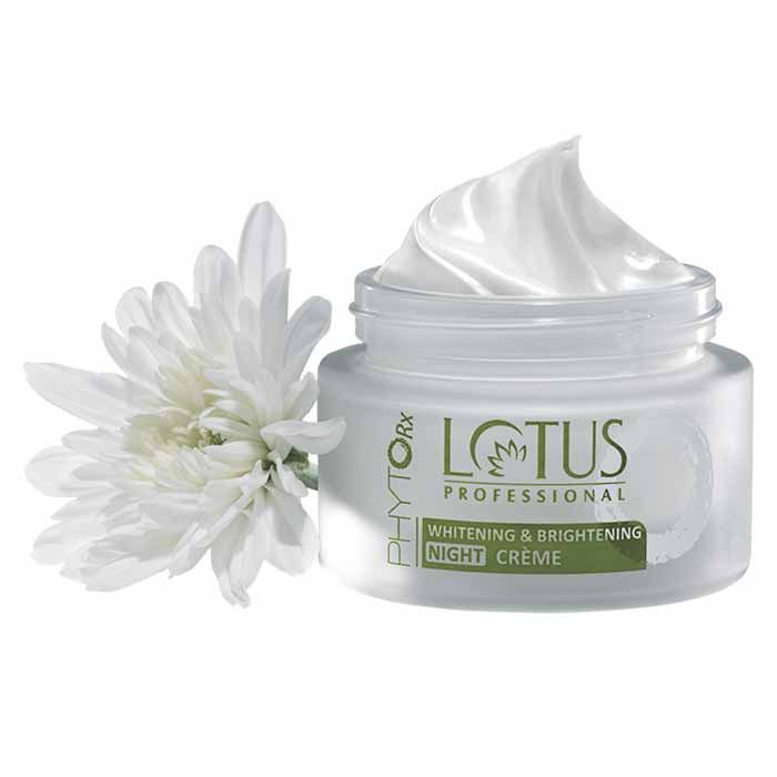 Buy Lotus Professional Phyto Rx Whitening Brightening Night Creme 50 G Online At Purplle Com Lotus professional dermo spa bulgarian rose radiance and renewal night creme, 50g.