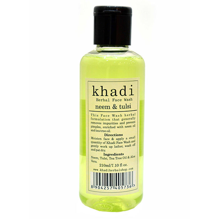 khadi neem and tulsi face wash