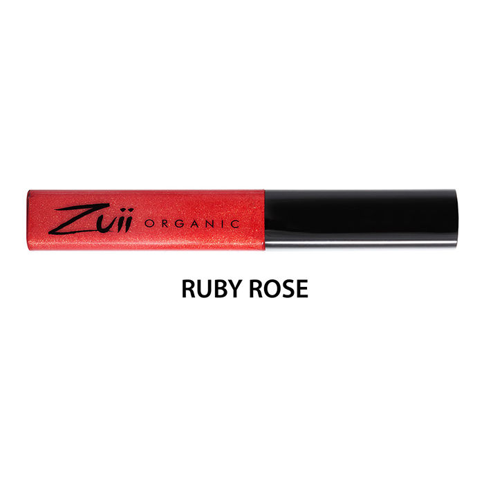 Zuii Organic Certified Flora Lip Tint Ruby Rose 5 5 G Ruby rose satin lipstick 224. purplle com