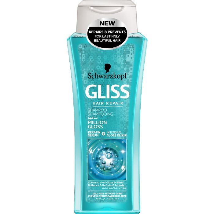 Schwarzkopf Gliss Hair Repair with Liquid Keratin Million Gloss Shampoo
