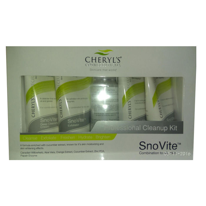 Buy Cheryl's Snovite Cleanup Kit Oily to Combination Skin online at